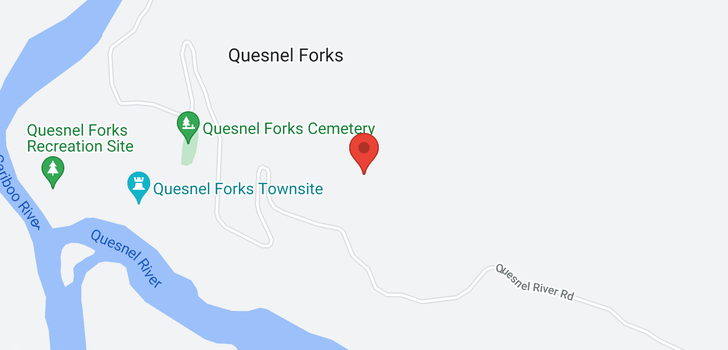 map of 4871-4911 QUESNEL FORKS ROAD